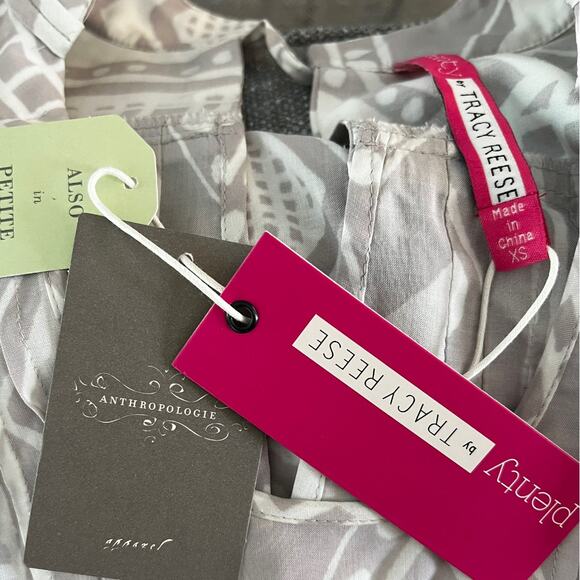 NWT Anthro Plenty by Tracy Reese Kurta Top XS - Picture 5 of 6